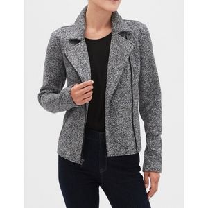 Banana Republic women's knit zipper blazer
